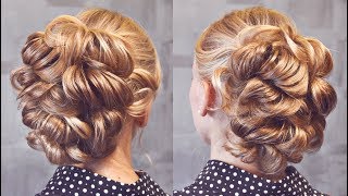 Причёска на резинках | Авторские причёски | Лена Роговая | Hairstyles by REM | Copyright ©
