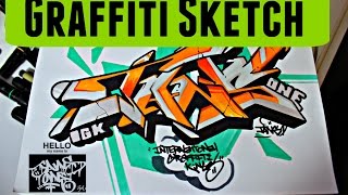 GRAFFITI SKETCH / Blackbook art