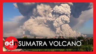 Mount Sinabung Volcano Erupts in Indonesia Spewing Ash and Debris Into the Sky