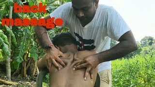 Swag attitude head & back body massage | Indian desi ASMR