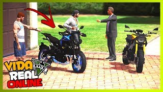 GTA V : VIDA REAL - COMPREI UMA MOTO NOVA MT-09 2017 #203