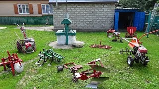 МОИ САМОДЕЛКИ к МОТОБЛОКУ или ВСЕ НАВЕСНОЕ СВОИМИ РУКАМИ!!!