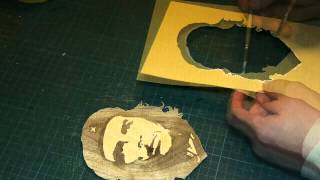 Fretsaw marquetry tutorial part 2.