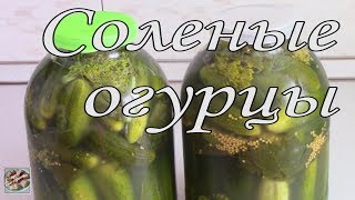 Соление огурцов + Результат. Хрустящие огурчики.