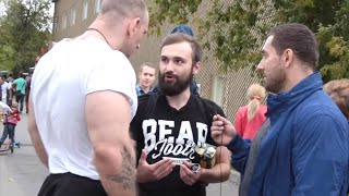 Случайно обидел качка!