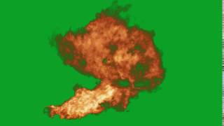Fireball Side 01 Green Screen Chrome Key Adobe Aft