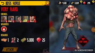 Dead Island: Survivors Android Gameplay (ISLAND FREED:2/ BOSS HORED/ VERY HARD) [1080P]
