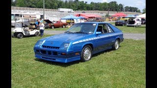 1984 Dodge Shelby Charger Custom in Blue & Engine Sound on My Car Story with Lou Costabile