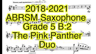 Abrsm Saxophone Grade 5 B:2 The Pink Panther Duo