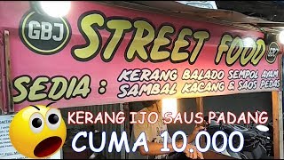 CUMA 10.000 KERANG IJO BALADO / SAUS PADANG INDONESIAN STREET FOOD #FoodTravellerIndonesia