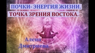 Почки - энергия жизни. Точка зрения Востока. Алена Дмитриева.