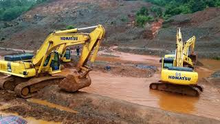 Excavator/ Eskavator Komatsu PC300 incident