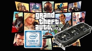 Intel Core i7 7700 + Zotac GTX 1070 AMP EXTREME - GTA V BENCHMARK