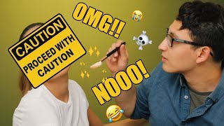 BROTHER DOES MY MAKEUP | DESI PERKINS