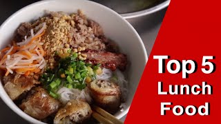 Vietnamese Street Food - Top 5 lunch foods in Ho Chi Minh City!