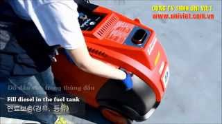 Hướng dẫn vận hành và sử dụng máy rửa xe hơi nước nóng Optima Steamer