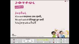 J-O-Y-F-U-L - Words on Screen™ Original