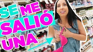 1 SEMANA SIN USAR BRA O SOSTÉN - SE ME SALIÓ UNA EN PÚBLICO ? | Mariale
