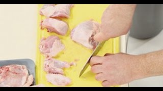 Как нарезать (разделать) на 16 порционных ЧАСТЕЙ КУРИНУЮ ТУШКУ / Илья Лазерсон / Обед безбрачия