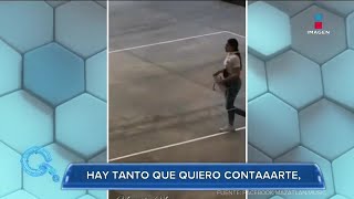 Soldado caído de amor canta a chica que le gusta | Qué Importa