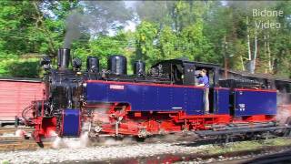 Aquarius C dampft im Erzgebirge - Dampflok - steam train - Zug