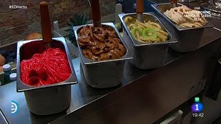 Helados artesanos con fruta natural en Barcelona | Rincones de España | España Directo