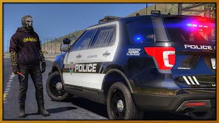 GTA 5 Roleplay - STEALING COP CARS ENDS IN HELICOPTER CHASE | RedlineRP #911