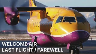 FAREWELL. Welcome Air's last flight (OE-LIR)