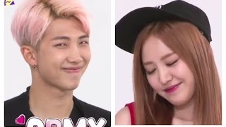 [BTSPINK] NAMJOON x NAEUN ; WEEKLY IDOL PALPITATIONS