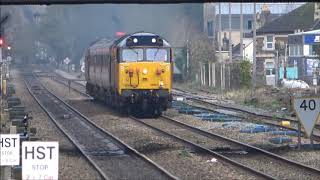 Freight trains at Keynsham Yate Patchway & Oldfield park 22nd January 2020