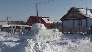 Снежный художник Александр Ильин