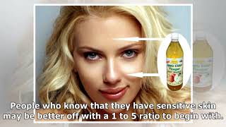 Scarlet Johansson’s Apple Cider Vinegar Face Wash