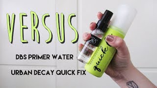 Reseña Primers en spray | DBS versus Urban Decay