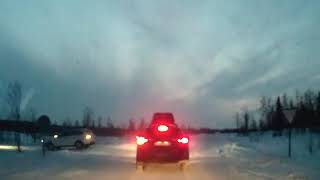 По зимнику Салехард-Надым за 15 минут. Поездка 29.12.2018