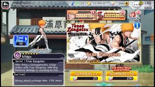 Bleach Brave Souls / Открываем витрину "Tensa Zangetsu Thousand-Year Blood  War Summons" 250 орбов
