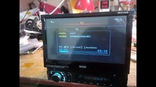 Магнитола Mystery MMTD-9122S не выдвигается экран