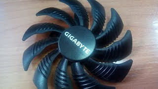 Восстановление вентилятора видеокарты RX470 GIGABYTE