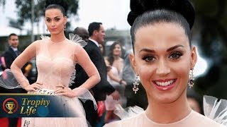 Katy Perry Music Dress Grammy Awards 2014 Red Carpet