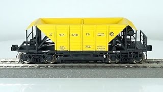 масштабная модель железная дорога № 18/103 вагон хоппер дозатор мод. 55-76 1:87 (Дмитрий Якуш)