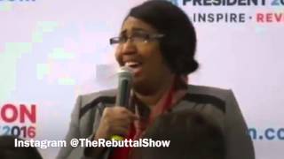 BEN CARSON'S WIFE CANDY CARSON BUTCHERS NATIONAL ANTHEM / STAR SPANGLE BANNER