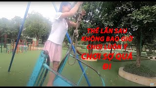 AMPUTEE GIRL IN A PARK (part 2)