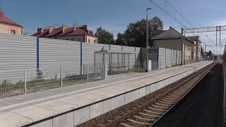 Odcinek Krzeszowice - Kraków Główny z okna pociągu Regio || Modernizowana magistrala E30
