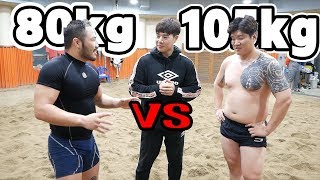 두 남자의 미친 로우킥 맞기 씨름대결 ㄷㄷ [털형]