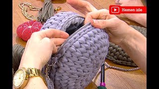 Makaron çanta yapımı