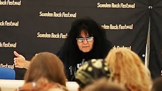 W.A.S.P. press conference - Sweden Rock Festval 2010 (part 1/2)