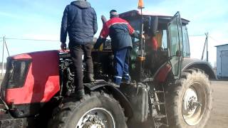 Запуск детройта на мтз 3022 после капремонта