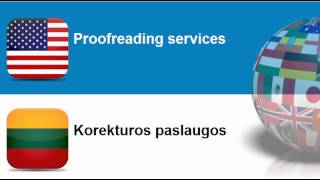 Learn Lithuanian vocabulary #Topic = Printing services