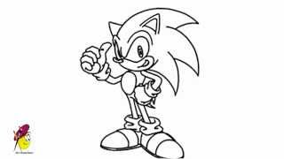 How to draw Sonic X