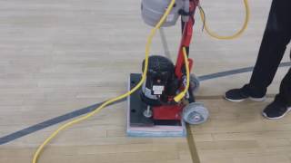 Sand Screening "Screening" a Gym Floor
