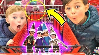 Find the Elf on the Shelf Challenge + We Hide the Elves on the Shelves! | DavidsTV